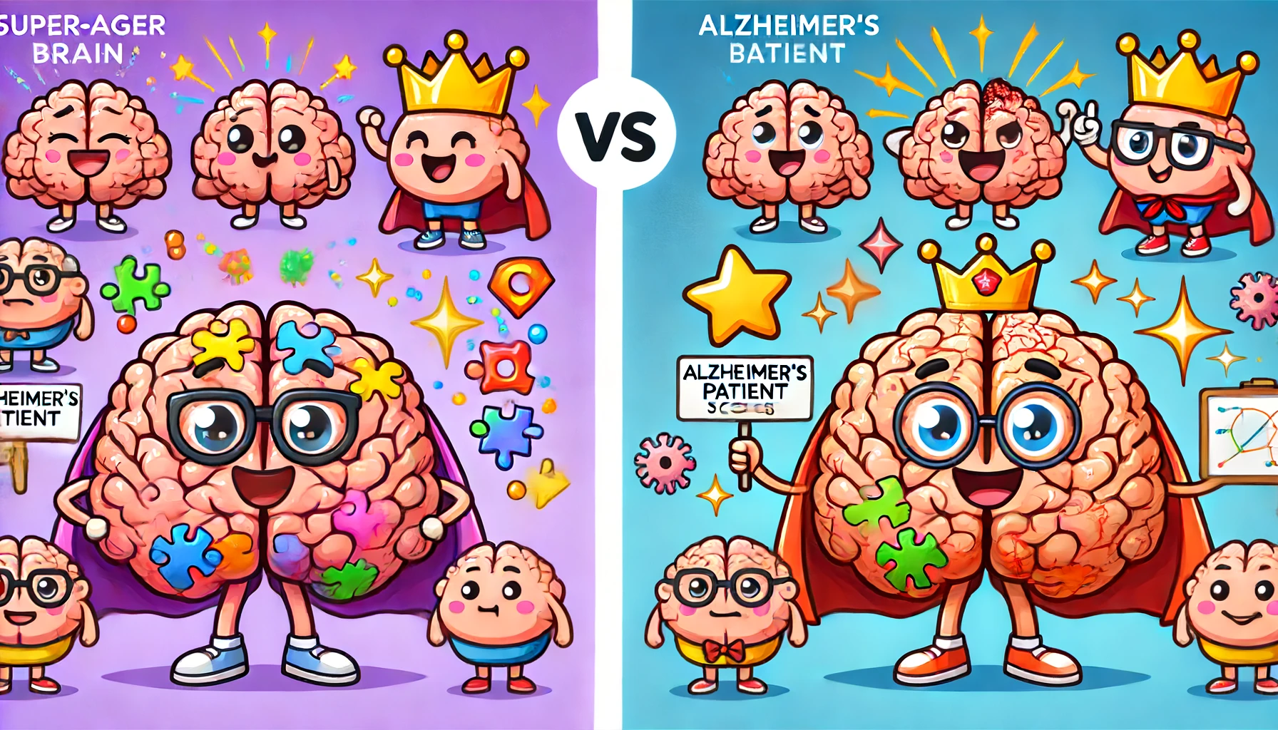 DALL·E 2024-06-19 09.38.27 - Create cartoon-style illustrations similar to the provided image, focusing on the theme of 'super-agers' and their brain characteristics.__1. __Super-.webp.webp